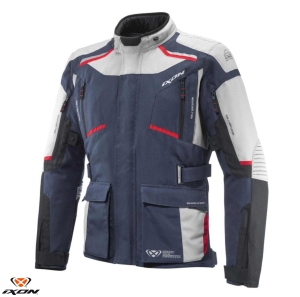 Geaca (jacheta) motociclete barbati Touring/Adventure Ixon All season model Midgard MS culoare: gri/navy/negru - Gri/navy/negru , M