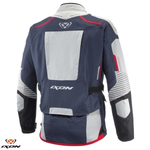 Geaca (jacheta) motociclete barbati Touring/Adventure Ixon All season model Midgard MS culoare: gri/navy/negru - Gri/navy/negru , S