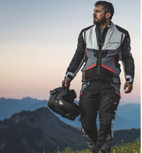 Geaca (jacheta) motociclete barbati Touring/Adventure Ixon All season model Ragnar MS culoare: negru/gri/rosu - Negru/gri/rosu , L, 3
