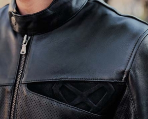 Geaca (jacheta) motociclete barbati piele Urban/Heritage Ixon vara model Cranky Air MS culoare: negru - Negru , M