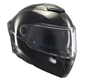 Casca modulabila MT Atom 2 SV A1 negru lucios (ochelari soare integrati) Pinlock Ready - tip viziera: MT-V-35 - Negru lucios , S (55/56cm)