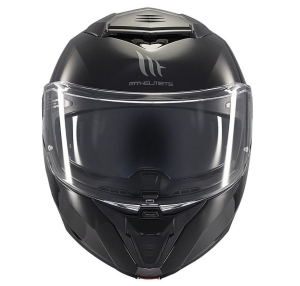 Casca modulabila MT Atom 2 SV A1 negru lucios (ochelari soare integrati) Pinlock Ready - tip viziera: MT-V-35 - Negru lucios , XXL (63/64cm)