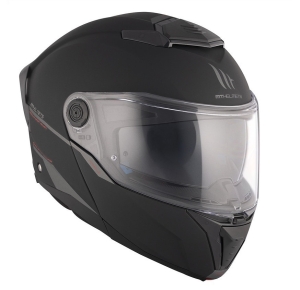 Casca modulabila MT Atom 2 SV A1 negru mat (ochelari soare integrati) Pinlock Ready - tip viziera: MT-V-35 - Negru mat , XS (53/54cm)