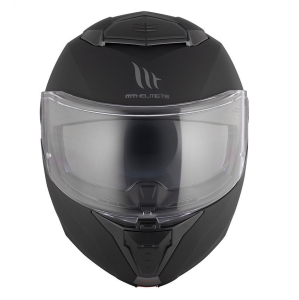 Casca modulabila MT Atom 2 SV A1 negru mat (ochelari soare integrati) Pinlock Ready - tip viziera: MT-V-35 - Negru mat , S (55/56cm)