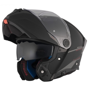 Casca modulabila MT Atom 2 SV A1 negru mat (ochelari soare integrati) Pinlock Ready - tip viziera: MT-V-35 - Negru mat , M (57/58cm)