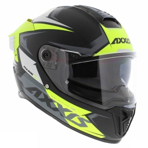 Casca integrala Axxis Hawk SV Judge B3 galben fluor mat negru mat (ochelari soare integrati) - tip viziera: MT-V-31 - Galben fluor mat , XL (61/62cm)