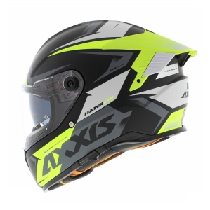 Casca integrala Axxis Hawk SV Judge B3 galben fluor mat negru mat (ochelari soare integrati) - tip viziera: MT-V-31 - Galben fluor mat , XXL (63/64cm)