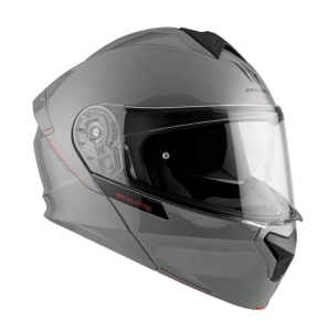 Casca modulabila MT Genesis SV A12 gri lucios Pinlock ready - omologare noua ECE 22.06 - tip viziera: MT-V-25 - Gri lucios , XL (61/62cm)