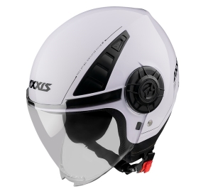 Casca Axxis model Metro S V2 A0 alb lucios (open face) - omologare noua ECE 22.06 - tip viziera: MT-V-26B - Alb lucios , XS (53/54cm)