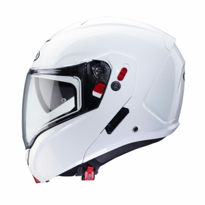 Casca modulabila (flip-up) Caberg model Horus X alb metalic lucios Pinlock ready - lentila Pinlock inclusa - Alb lucios , XL (61/62cm)