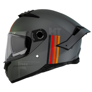 Casca integrala MT Thunder 4 SV MIL C2 gri mat (ochelari soare integrati) - tip viziera MT-V-28B - Gri mat , M (57/58cm)