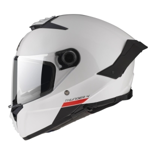 Casca integrala MT Thunder 4 SV A0 alb lucios (ochelari soare integrati) - tip viziera MT-V-28B - Alb lucios , XS (53/54cm)