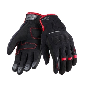 Manusi barbati Urban vara Seventy model SD-C54 negru/rosu - degete tactile - Negru/rosu , L (9 cm)