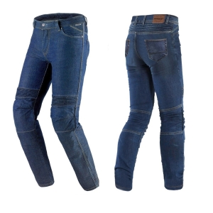 Blugi (jeans) moto femei Seventy model SD-PJ8 tip Slim fit culoare: albastru (insertii Aramid Kevlar) - Albastru , M