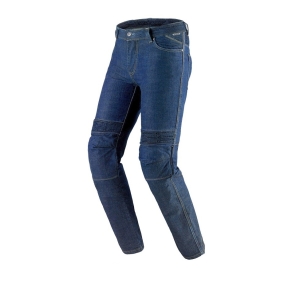 Blugi (jeans) moto barbati Seventy model SD-PJ6 tip Slim fit culoare: albastru (insertii Aramid Kevlar) - Albastru , XXXL