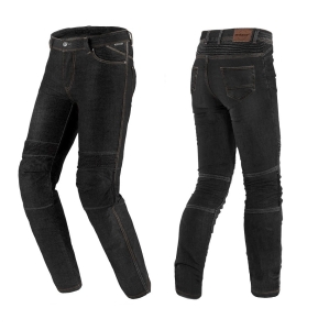 Blugi (jeans) moto femei Seventy model SD-PJ8 tip Slim fit culoare: negru (cu insertii Aramid Kevlar) - Negru , XS