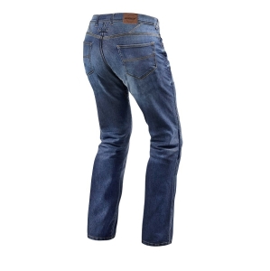 Blugi (jeans) moto barbati Seventy model SD-PJ2 tip Regular fit culoare: albastru (cu insertii Aramid Kevlar) - Albastru , S