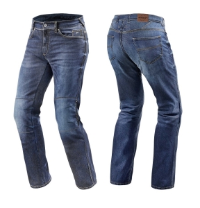 Blugi (jeans) moto barbati Seventy model SD-PJ2 tip Regular fit culoare: albastru (cu insertii Aramid Kevlar) - Albastru , XXL