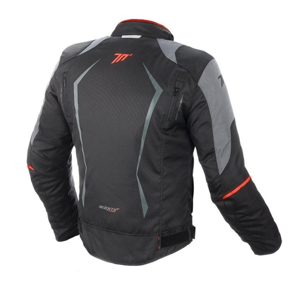 Geaca (jacheta) motociclete barbati Racing Seventy vara/iarna model SD-JR47 culoare: negru/rosu - Negru/rosu , XL, 4