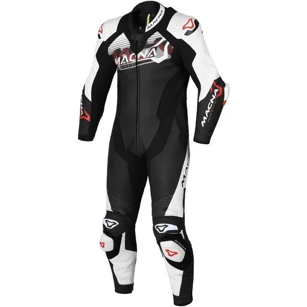Combinezon de piele 1 piesa MACNA BLITZ Negru 48, 8
