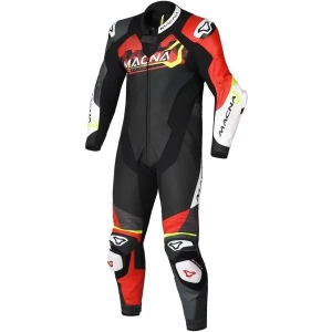 Combinezon de piele 1 piesa MACNA BLITZ Negru 48, 5