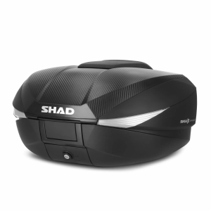 Cutie portbagaj (topcase) extensibila Shad model SH58X culoare: tip carbon (volum: 46-58 litri) – include placa de montaj, 3