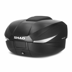 Cutie portbagaj (topcase) extensibila Shad model SH58X culoare: tip carbon (volum: 46-58 litri) – include placa de montaj, 4