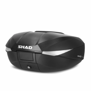 Cutie portbagaj (topcase) extensibila Shad model SH58X culoare: tip carbon (volum: 46-58 litri) – include placa de montaj, 5