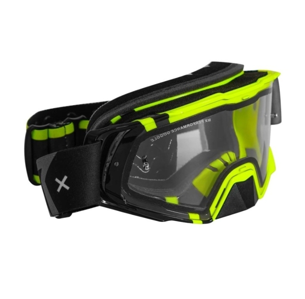 Ochelari Axxis Off road (cross-enduro) MX EVO Strap A13 galben - culoare: galben