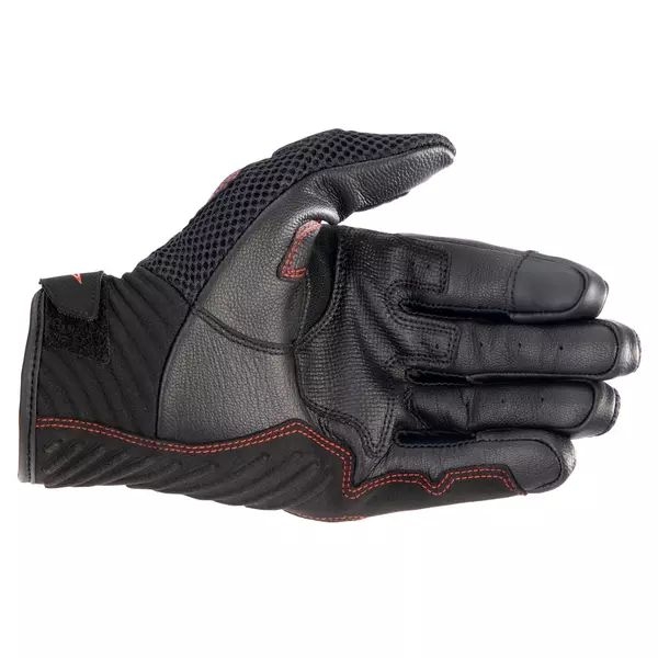 Manusi de piele vara ALPINESTARS MM93 RIO HONDO V2 AIR S Negru/Gri/Rosu, 4