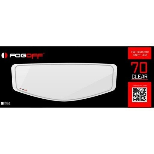 Lentila antiaburire transparenta FOGOFF - compatibila cu castile integrale MT Thunder 4 SV (tip MT-V-28 - MT-V-28B - FOG014) - Max Vision