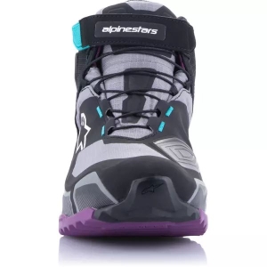 Ghete moto dama ALPINESTARS CR-X DRYSTAR 38 Negru/Gri/Mov, 37