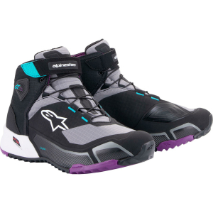 Ghete moto dama ALPINESTARS CR-X DRYSTAR Negru/Alb/Roz 38, 16