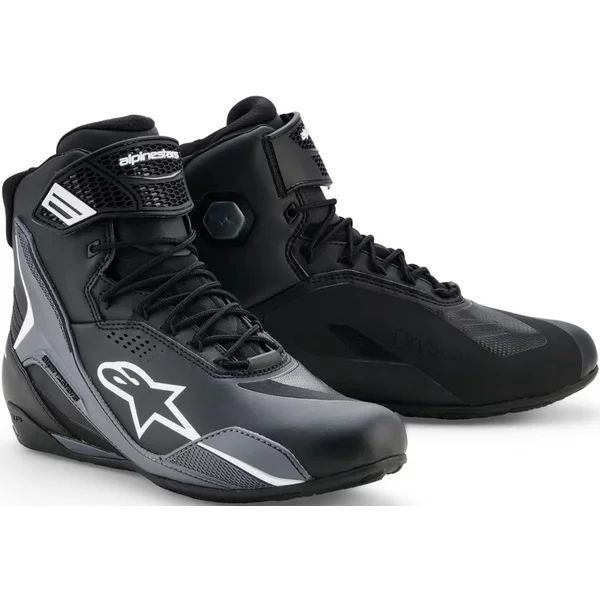 Ghete moto sport/touring ALPINESTARS FASTER-4 DRYSTAR 46 Negru/Gri, 9