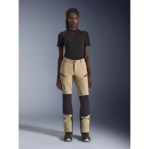 Pantaloni dama textil ALPINESTARS STELLA FLEX-AST EXPLORER L Bej/Negru, 9
