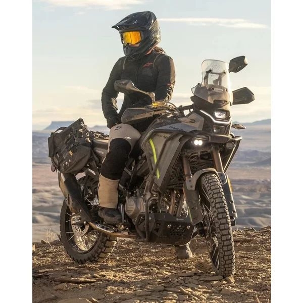 Pantaloni dama textil ALPINESTARS STELLA FLEX-AST EXPLORER L Bej/Negru, 18