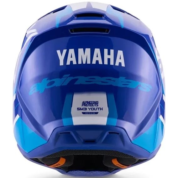 Casca cross-enduro de copii ALPINESTARS S-M3 YOUTH YAMAHA ECE06 M Albastru/Alb, 13