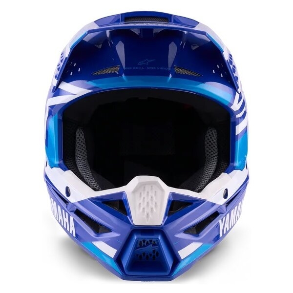 Casca cross-enduro de copii ALPINESTARS S-M3 YOUTH YAMAHA ECE06 M Albastru/Alb, 9