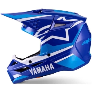 Casca cross-enduro de copii ALPINESTARS S-M3 YOUTH YAMAHA ECE06 M Albastru/Alb, 4