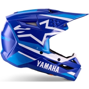 Casca cross-enduro de copii ALPINESTARS S-M3 YOUTH YAMAHA ECE06 M Albastru/Alb, 5