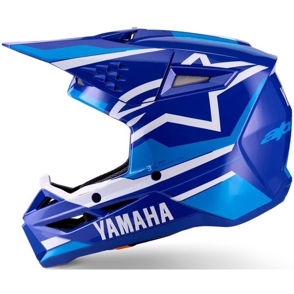 Casca cross-enduro de copii ALPINESTARS S-M3 YOUTH YAMAHA ECE06 L Albastru/Alb, 6