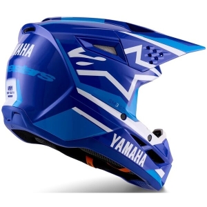 Casca cross-enduro de copii ALPINESTARS S-M3 YOUTH YAMAHA ECE06 L Albastru/Alb, 3