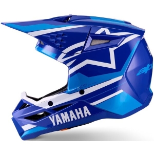 Casca cross-enduro de copii ALPINESTARS S-M3 YOUTH YAMAHA ECE06 L Albastru/Alb, 6