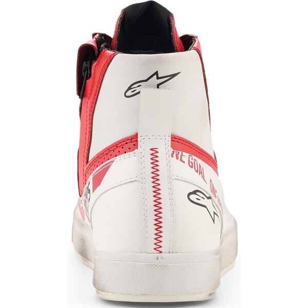 Ghete moto ALPINESTARS STATED FLAIR 40 Alb/Rosu, 7