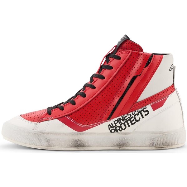 Ghete moto ALPINESTARS STATED FLAIR 40 Alb/Rosu, 20