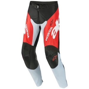 Pantaloni cross-enduro ALPINESTARS HONDA RACER VEIL 30 Negru/Gri/Rosu, 3