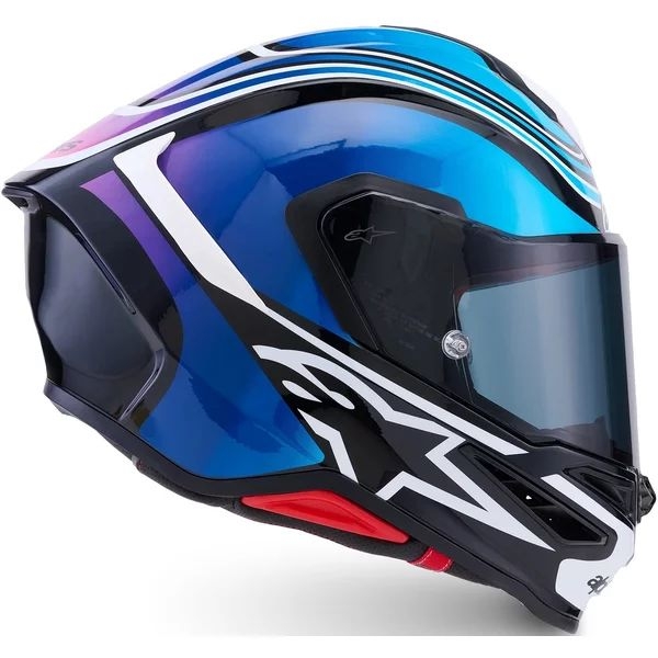 Casca integrala sport ALPINESTARS S-R7 ZEAL XS Negru/Albastru/Roz, 2