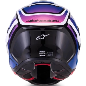Casca integrala sport ALPINESTARS S-R7 ZEAL XS Negru/Albastru/Roz, 3