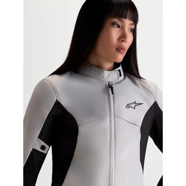 Geaca moto textil impermeabila dama ALPINESTARS C-1 XS Negru/Negru, 23