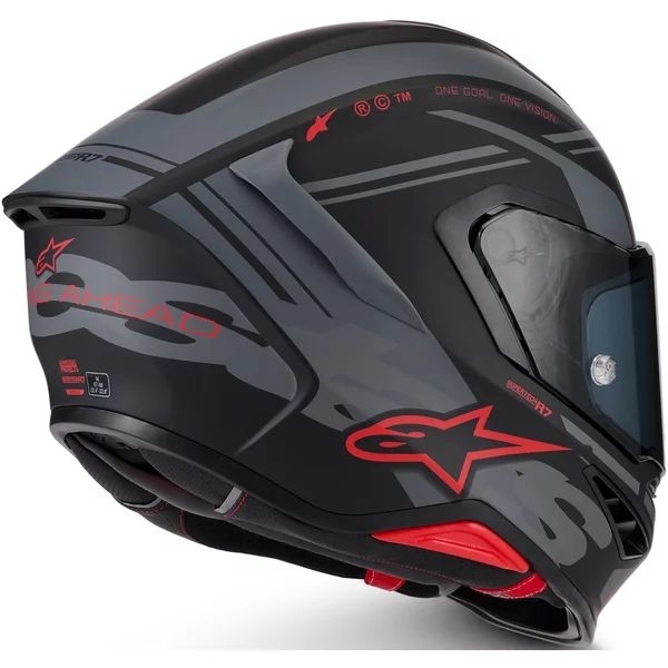 Casca integrala sport ALPINESTARS S-R7 A-CORE XXL Negru/Alb/Rosu, 2
